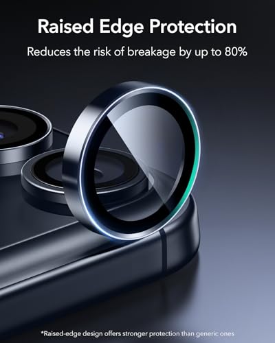 Image of ESR for iPhone 17 Pro Max /17 Pro Camera Lens Protector, 1 Pack, Blue