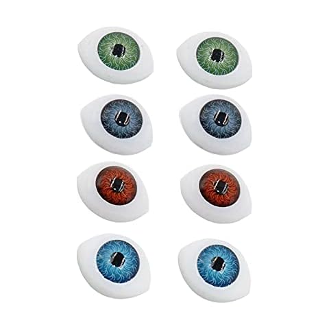VASANA 4 Pairs Oval Doll Eyes for Crafts Cover