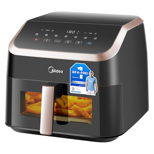 Midea XL Friggitrice ad Aria 8.5 L, Air Fryer 8