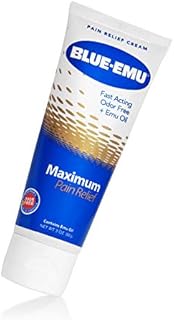 Blue-Emu Arthritis Maximum Pain Relief Topical Cream for Muscles, Joints and Strains w/Emu Oil, 3oz