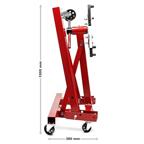 Getriebeheber Wiltec 900 kg Motorständer und Motorheber