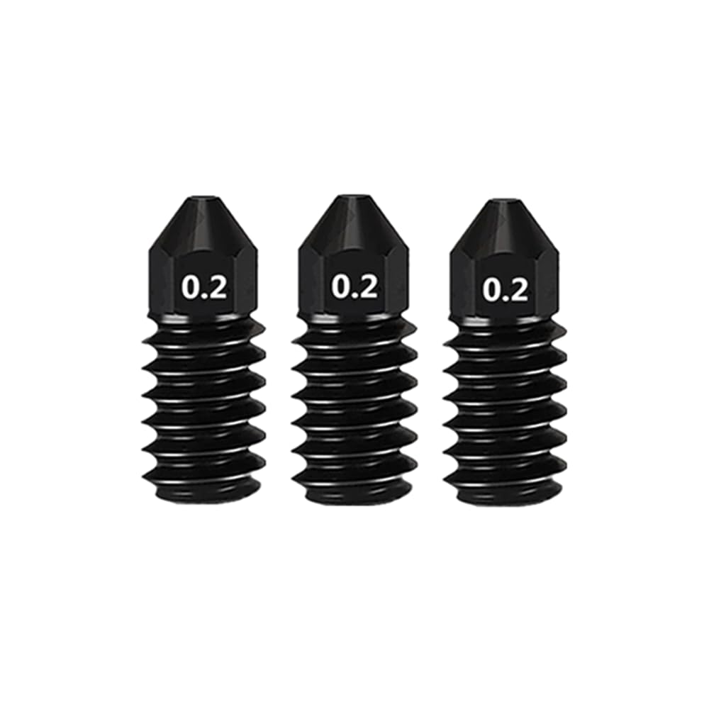 Amazon.com: 3 Pcs 0.2mm Hardened Steel Nozzles for Bambu Lab A1/A1
