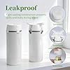 4-in-1 Travel Dispenser Bottle, Portable Cosmetic Dispenser Containers for Shampoo Lotion Conditioner Cream, Leak Proof Travel Dispenser, 30ML, White #2