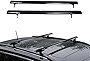 AUXMART Roof Rack Cross Bars Compatible with Jeep Compass 2017-2022, Crossbars Rooftop Luggage Rack Rail Replacement (Factory Side Rails Needed)