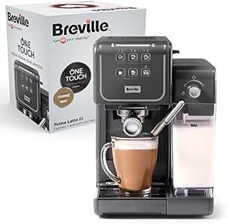 Breville Prima Latte Ekspres do Kawy, Szary, 1470 W