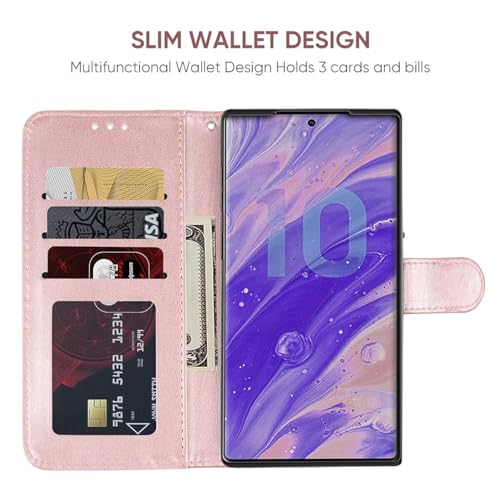 Étui portefeuille Galaxy Note 10 Plus résistant aux chutes