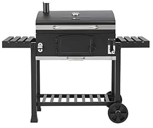 El Fuego Ontario XXL Holzkohlegrill Schwarz