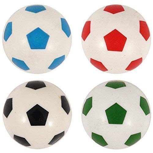 Henbrandt 24 x Bouncing Ball - 3.3cm Football Design