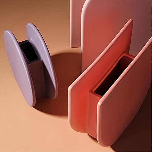 Vaas voor bloemen, huishoudelijke vazen, creatieve uitdrukking kunst decoratie, woonkamer kantoor Desktop plant container bloem - Afbeelding 8