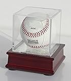 DisplayGifts Pro UV Baseball Display Case Holder Stand (Cherry)