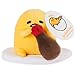 GUND Sanrio Gudetama The Lazy Egg Stuffed Animal, Gudetama with Soy Sauce Plush Toy for Ages 1 and Up, 5”