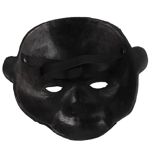 BSTCAR Masque orang-outan réaliste en forme de singe gorille pour Halloween, bal masqué, fête costumée (masque orang-outan)
