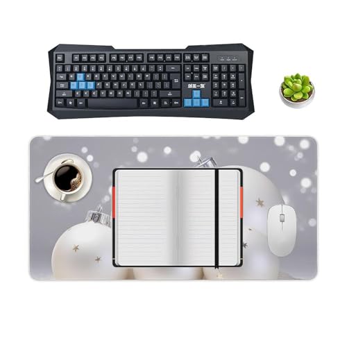 Alfombrilla de mouse gaming RLDOBOFE blanca grande 60x30 cm miniatura 4