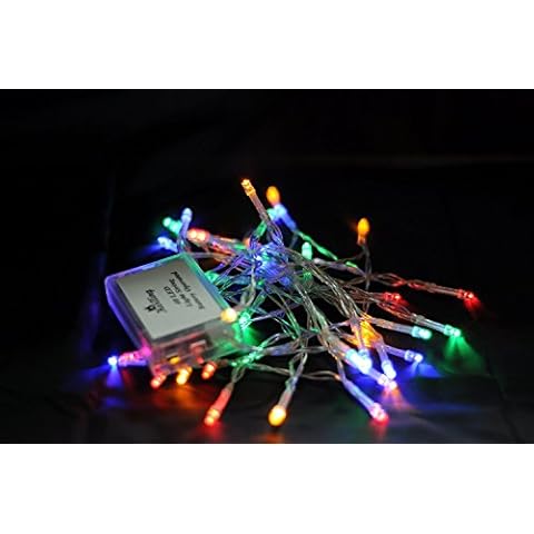 Karlling Battery Operated Multicolor 40 LED Fairy Light String Wedding Party Xmas Christmas Decorations(Multicolor) Cover