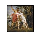 YMXSDIMDS Peter Paul Rubens Venus und Adonis Poster 30 x 30 