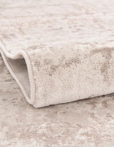 Tapete decorativo Beige 5 x 8 pies miniatura 7