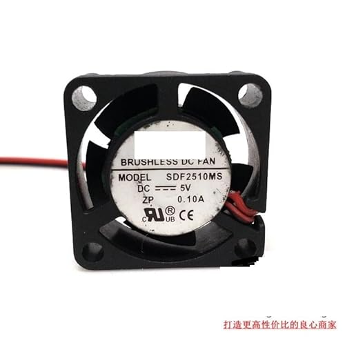 JDDA SDF2510MS 25x25x10MM DC5V 0.1A 2.5CM 2Cpt@p