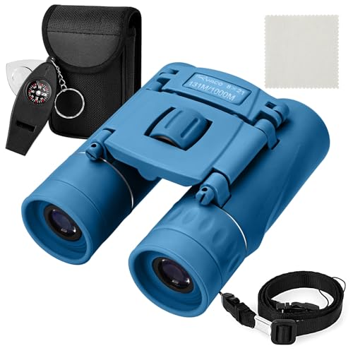 Ryaco 8X Kids Binoculars, Blue