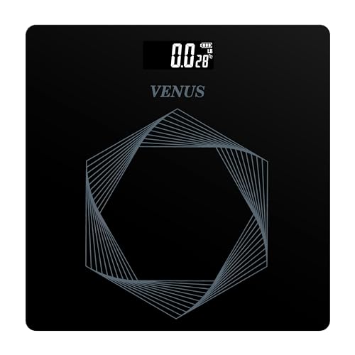 Image of Venus (Made in India) Electronic Digital Personal Bathroom Weight Machine for Body Weight upto 180 kg Weighing Scale with 24 Months Warranty, Grey