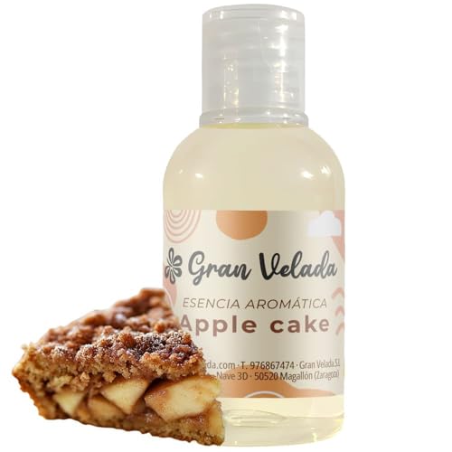 Gran Velada - Esencia Aromática Apple Cake 50 ml | Aromas Intensos | Ideal para Velas, Jabones y Cremas | Uso Cosmético y Artesanal | Especial Halloween