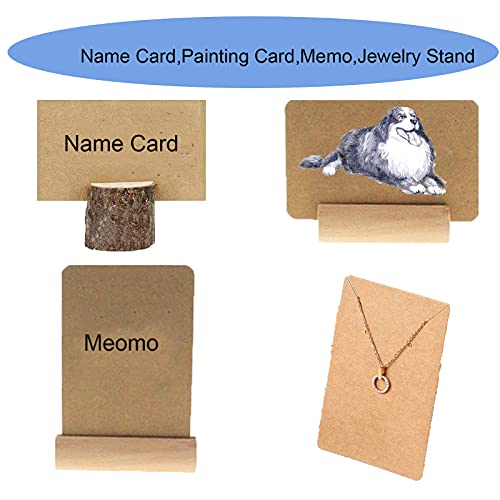 100pcs Bianca Kraft Paper, Biglietti Messaggio in