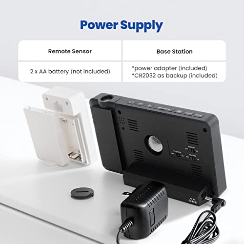 Newentor Projection Alarm Clock For Bedroom Ceiling