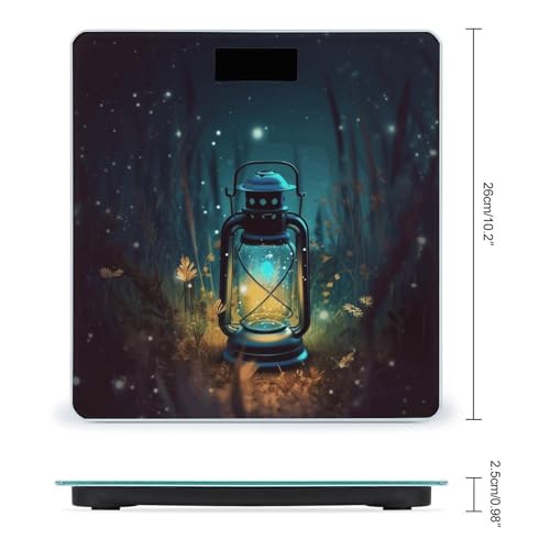 Báscula Digital de Baño con LCD y Plataforma de Vidrio Templado miniatura 2