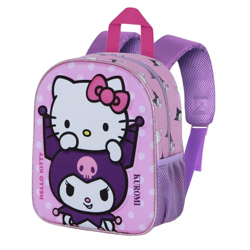 Karactermania Sanrio Hello Kitty Playful-Elite 3D Rucksack, Rosa, 25 x 30 cm, Kapazität 7 L