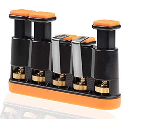 Gris Trainer Variable tensi�n de la Mano Dedo ejercitador de Agarre para Piano Ukulele/Saxof�n/Viol�n/Instrumento/Guitarra/bajo/Cadena/Viento