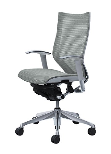 オカムラ 岡村製作所 デスクチェア オフィスチェア バロン ハイバック 可動肘 座メッシュ ライトグレー CP85AW-FDH3