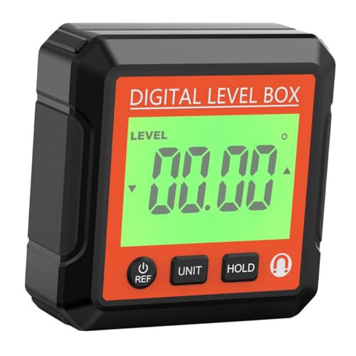 OUNONA Angle Gauge Digital Level Angle Level Box Tool Battery Operated for Woodworking Automotive