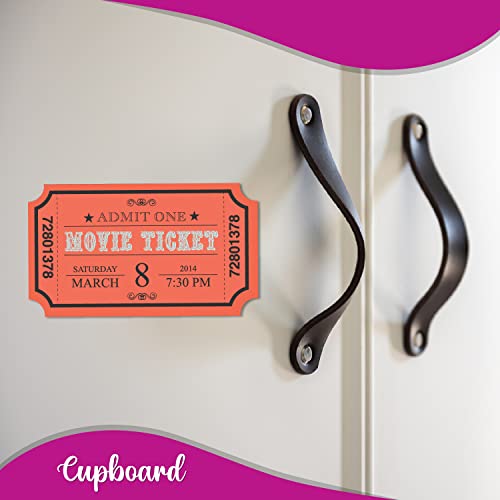 Image of Bhai Please Movie Date Ticket Theme Wooden Fridge Magnet - Couple Gift
