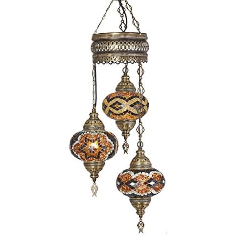 DEMMEX Turkish Mosaic Ceiling Pendant Chandelier Cover