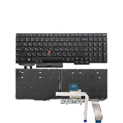 Clavier russe portable ThinkPad E15 Gen 2 20T8 20TD rétroéclairage