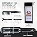 Split-Ender Mini 2 – Original Cordless Split End Hair Trimmer for Dry, Damaged, Brittle, Curly, Frizzy, or Straight Hair – Rechargeable Hair Clipper, Home Styling Tool for Split Ends (Black)