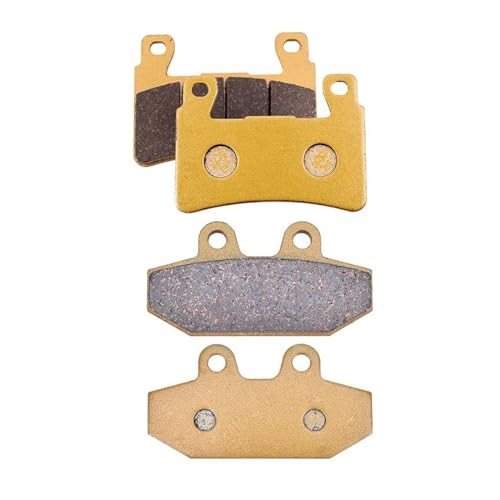 USQBUZHHK Bremsbeläge Motorrad Vorne Hinten Bremsbeläge Für Harley Für Davidson FXBS Für Fat Boy FXBB Für Street Bob 2018-2021 FXBRS Für Breakout 114 Motorrad-Bremsbeläge(Vorne und hinten)