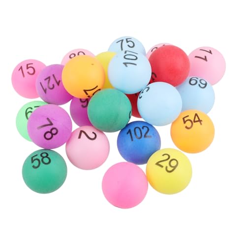 GOOHOCHY Assorted Pp Number Balls 150pcs Table Tennis Balls Numbered Pong for Game