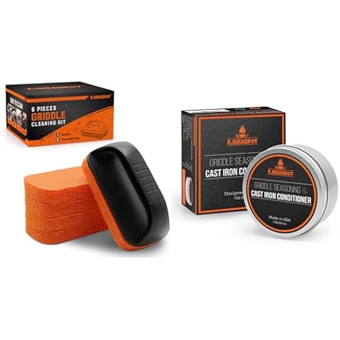 Griddle Cleaning kit with Griddle Seasoning Cover