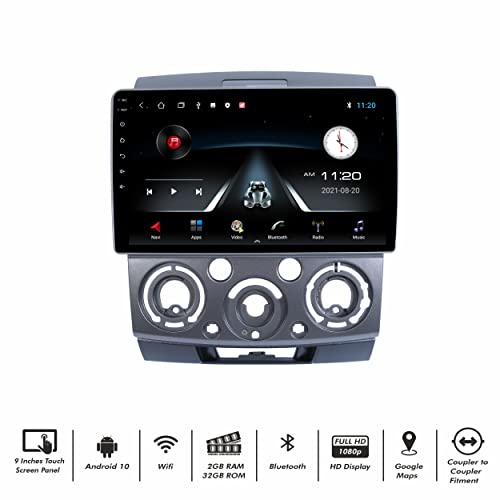 Image of 9 Inches Advanced Car Radio Receiver Android System for Ford Old Endeavour with 2GB /32GB RAM & ROM, Gorilla Glass /Full HD Display /WiFi /GPS /SWC and HD Parking Camera