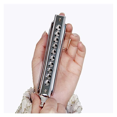 PacuM Harmonica par instrument Key Harmonica Harmonica chromatique C Key W 10 trous 40 tons Harmonica - Les Beatles, Paul McCartney, John Lennon, RIngo Starr, George Harrison PacuM Harmonica par instrument Key Harmonica Harmonica chromatique C Key W 10 trous 40 tons Harmonica – Image 4