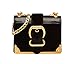 Prada Cahier Black Velluto city velvet mini handbag 1BH058