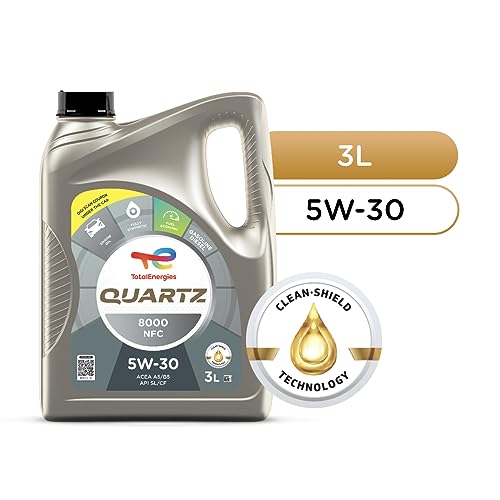 Image of TotalEnergies Quartz 8000 NFC 5W-30 ACEA A5 /B5, API SL /CF Fully Synthetic | Engine Oil for Cars (3L)