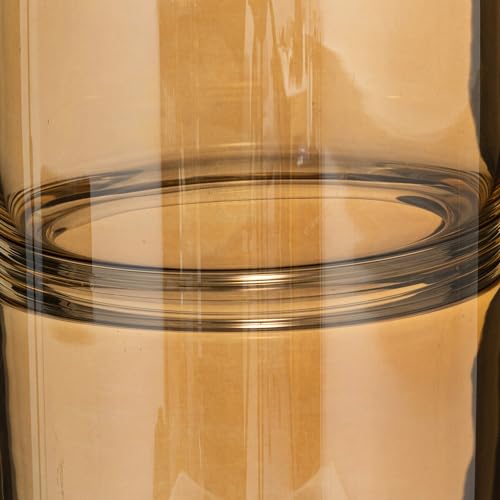 Vase en verre ambre pour embellir un salon ou une table vide - 3