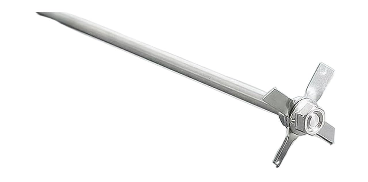 Maschinenflügel-Rührpaddel, Overhead-Rührstab, vierflügeliger Propeller aus Edelstahl 304, mehrere Größen(100mm Blade with Rod)