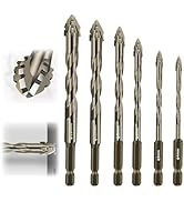 New Four-Flute Sawtooth Eccentric Drill Bit, Strong Magnetic Durability Screwdriver Drill Bit Set...
