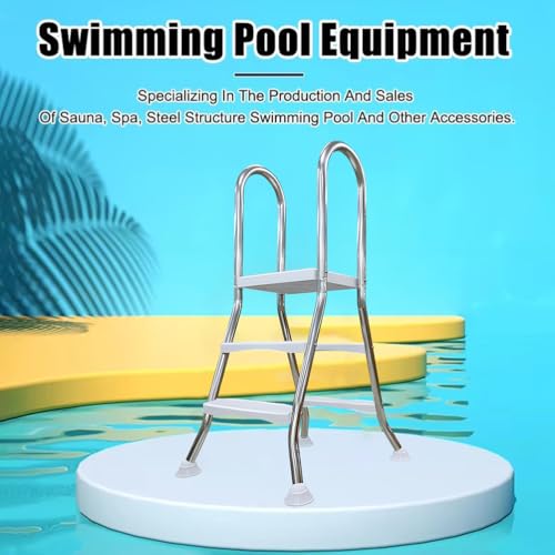 Escalera para Piscina de Acero Inoxidable 304, 2 Pasos miniatura 4