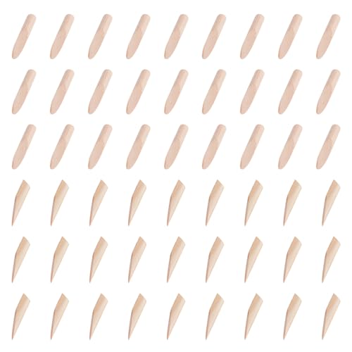 INCREWAY 110 PCS Wooden Pocket Hole Plug Pocket Hole Jig Solid Wood Stopper Slant Hole Caps Wood Working Tool Accessories for Furniture Decoration