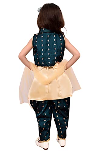 Image of Beautiful Patiala Set With Dupatta For Girls
