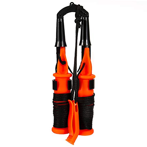 1 profesional de rescate cono de hielo rompehielos ligero martillo de escalada de hielo apagado automático glaciar nevado cono de hielo