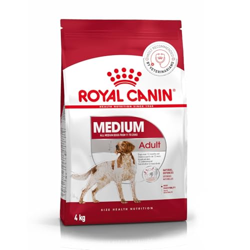 Royal Canin Medium Granule Adult Dog Food, Meat Flavour, 4 Kg